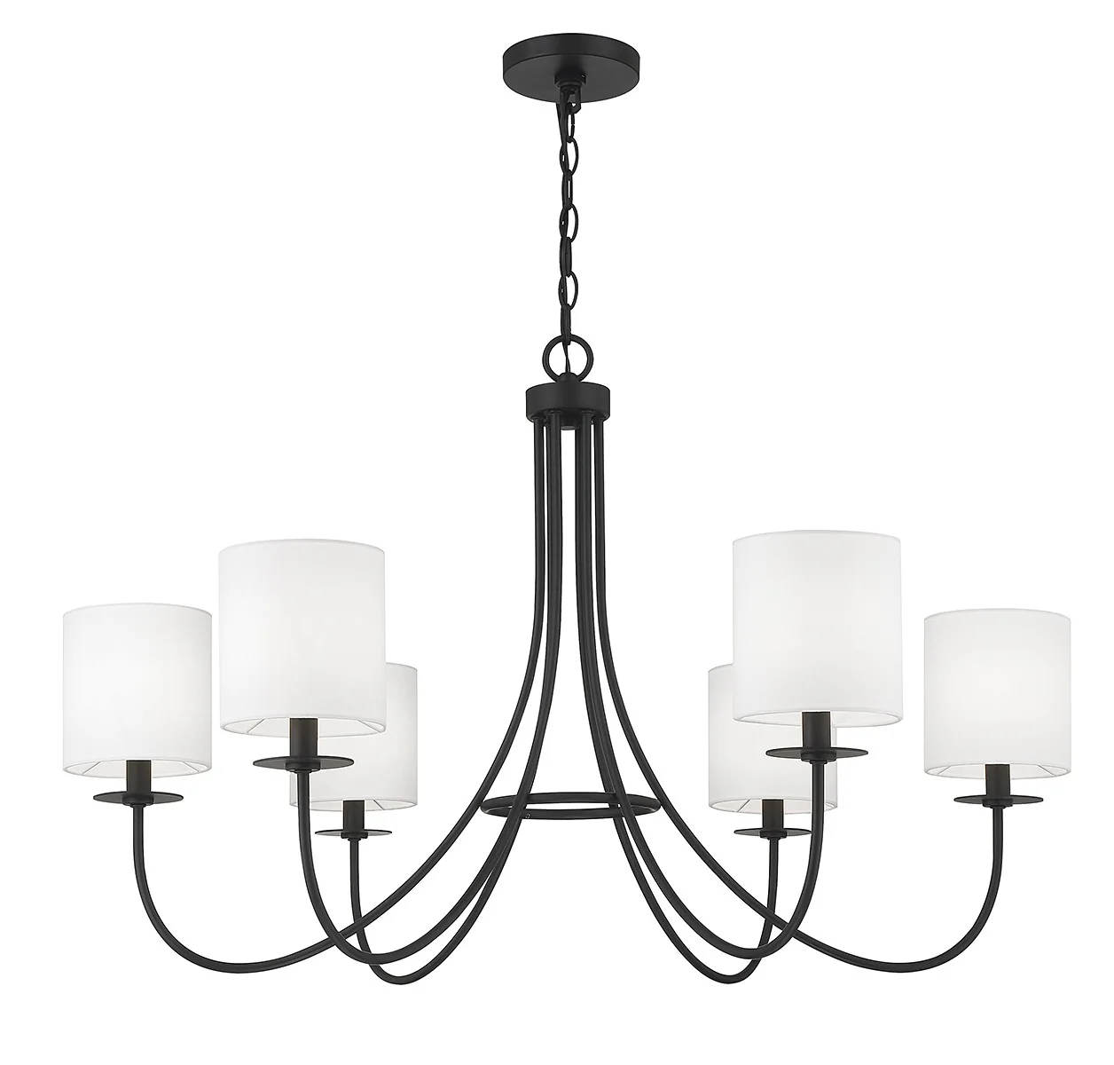 Six Light Chandelier M100117MBK