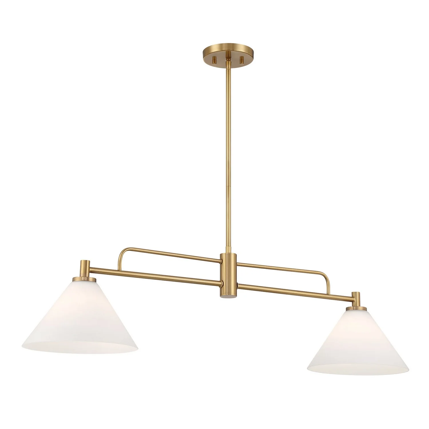 Two Light Linear Chandelier M100136NB