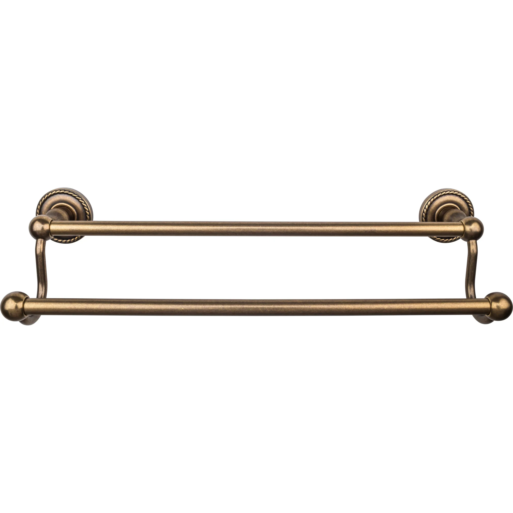 Top Bath (R) Edwardian Bath Double 20 1 2 Wall Mounted Towel Bar - Image 30
