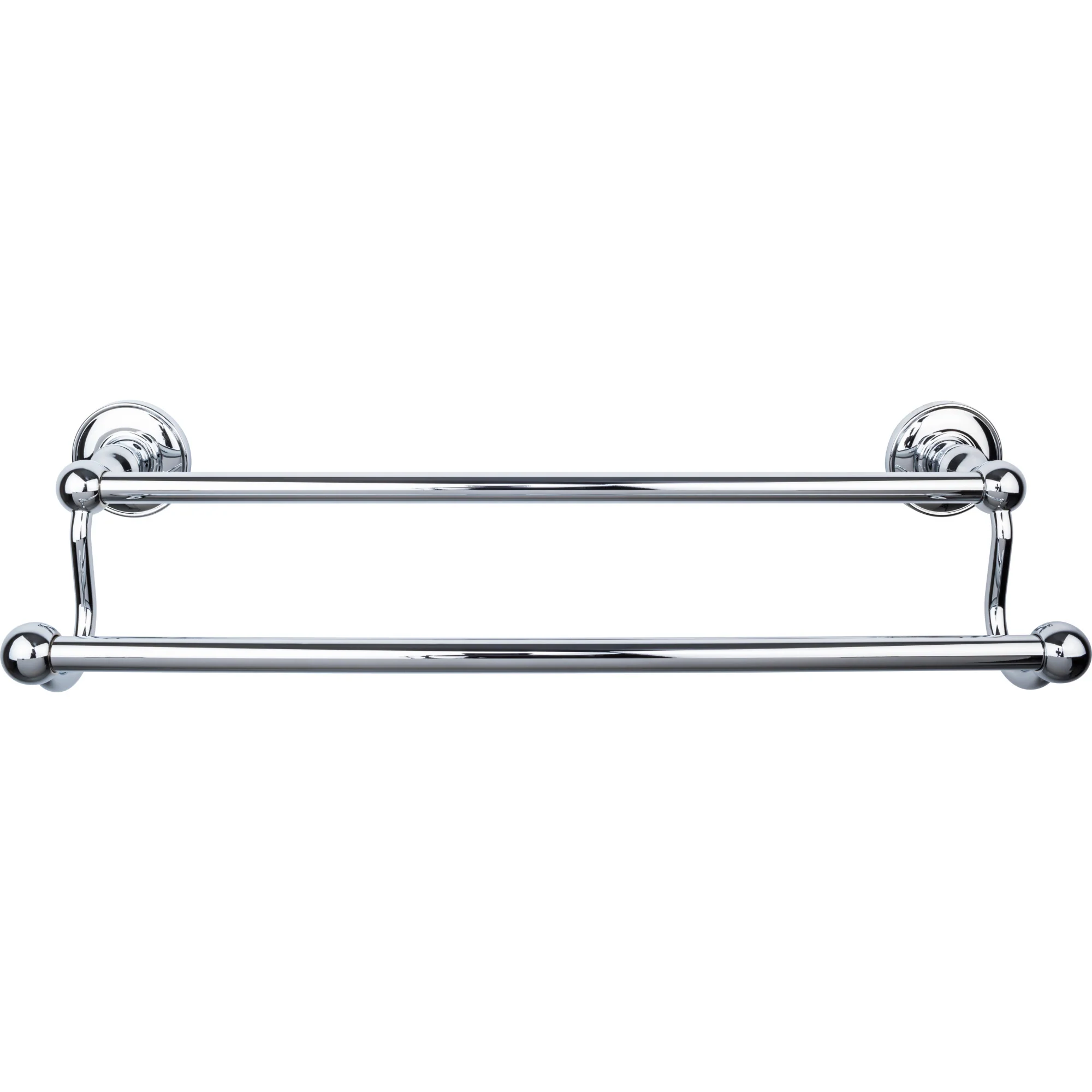 Top Bath (R) Edwardian Bath Double 20 1 2 Wall Mounted Towel Bar - Image 5