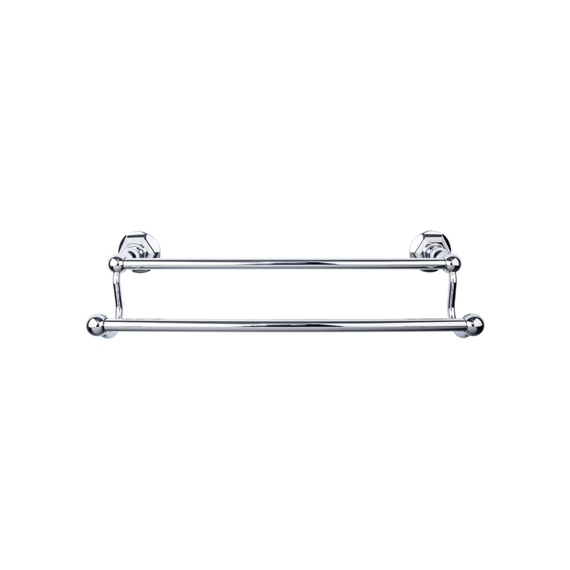 Top Bath (R) Edwardian Bath Double 26 1 2 Wall Mounted Towel Bar - Image 27