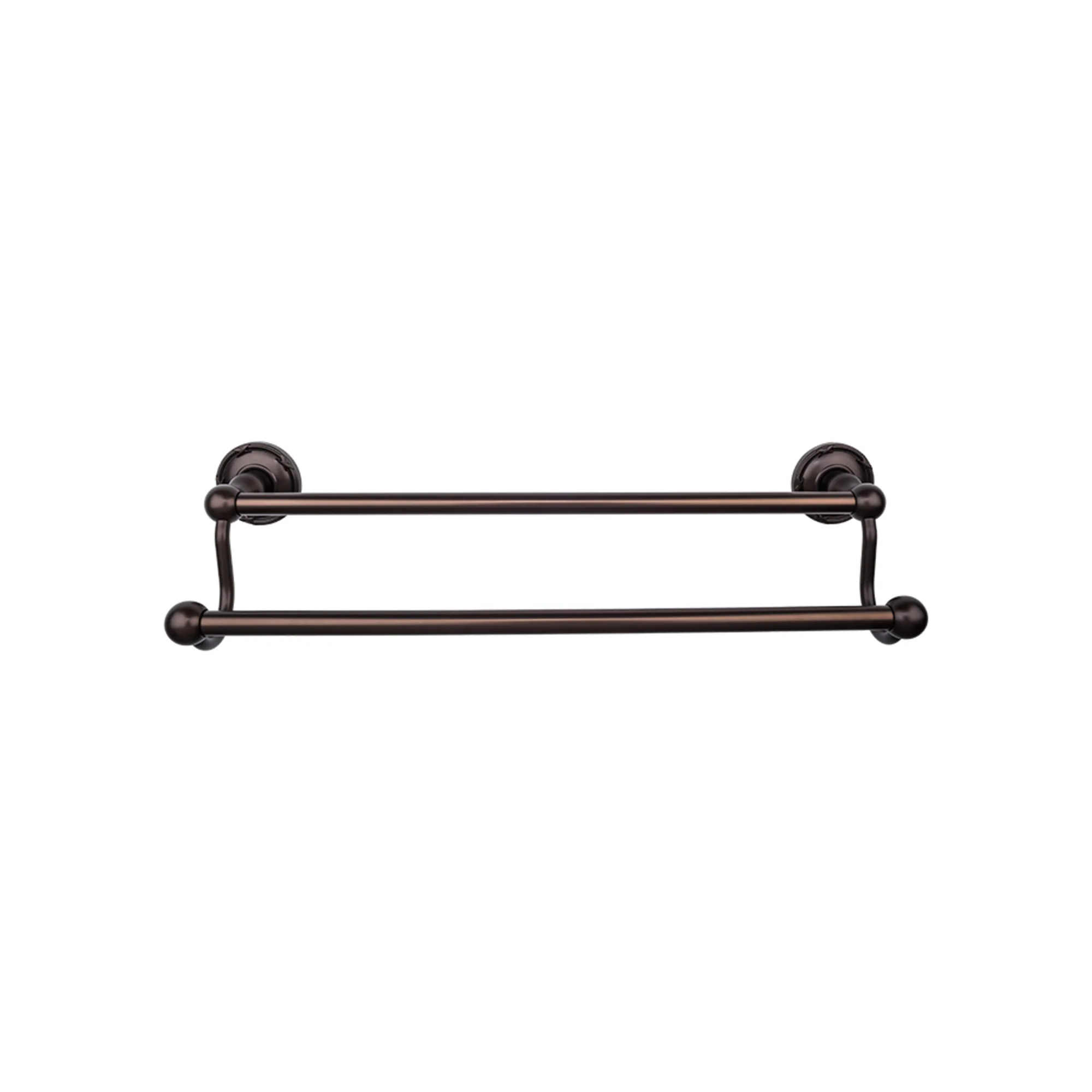 Top Bath (R) Edwardian Bath Double 26 1 2 Wall Mounted Towel Bar - Image 3