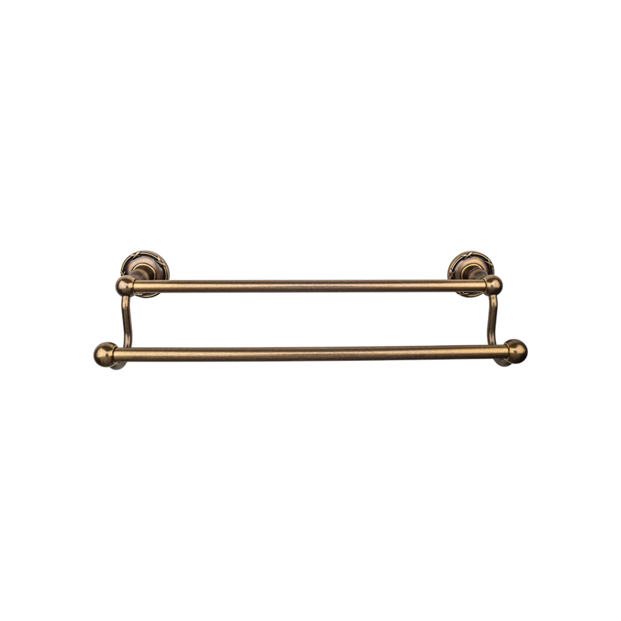 Top Bath (R) Edwardian Bath Double 26 1 2 Wall Mounted Towel Bar - Image 5