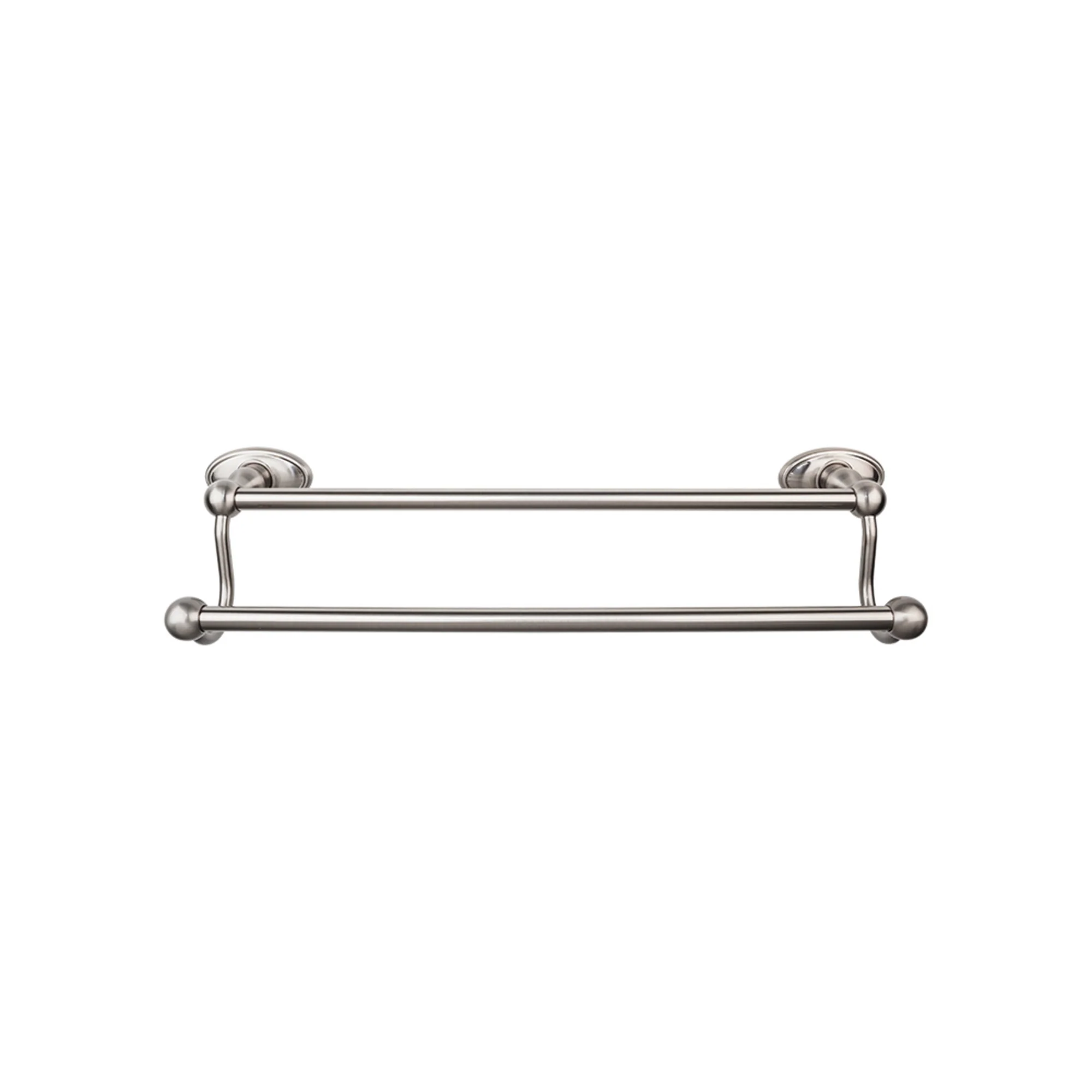 Top Bath (R) Edwardian Bath Double 26 1 2 Wall Mounted Towel Bar - Image 9