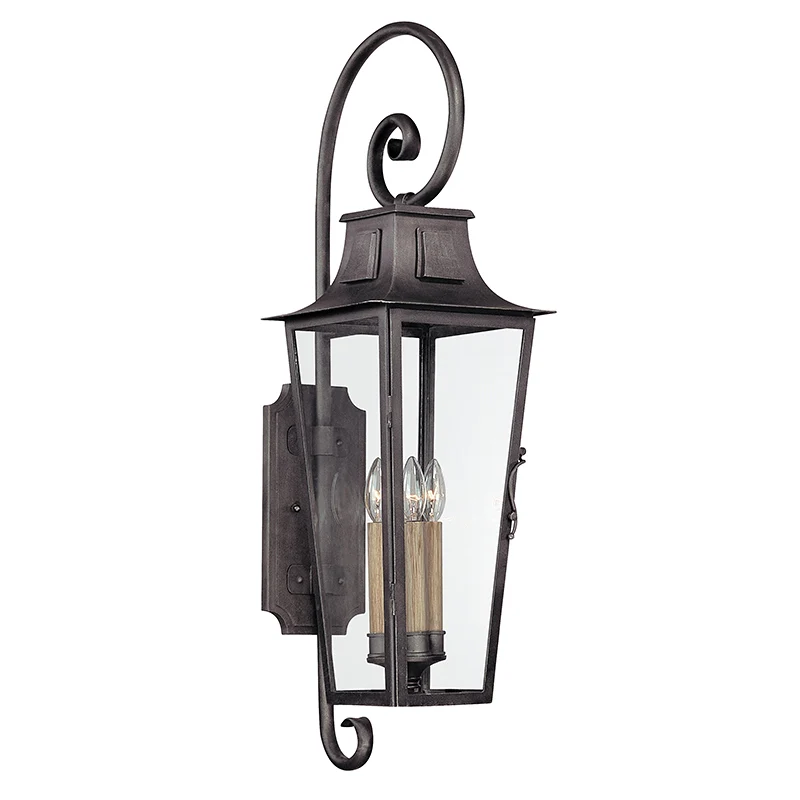 Parisian Square Four Light Wall Lantern