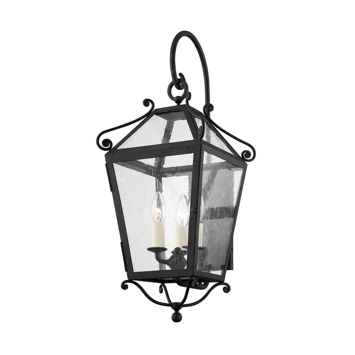 Santa Barbara County Three Light Wall Sconce
