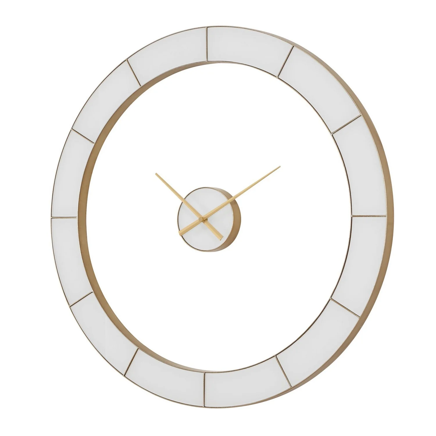 Ivory Halo Wall Clock