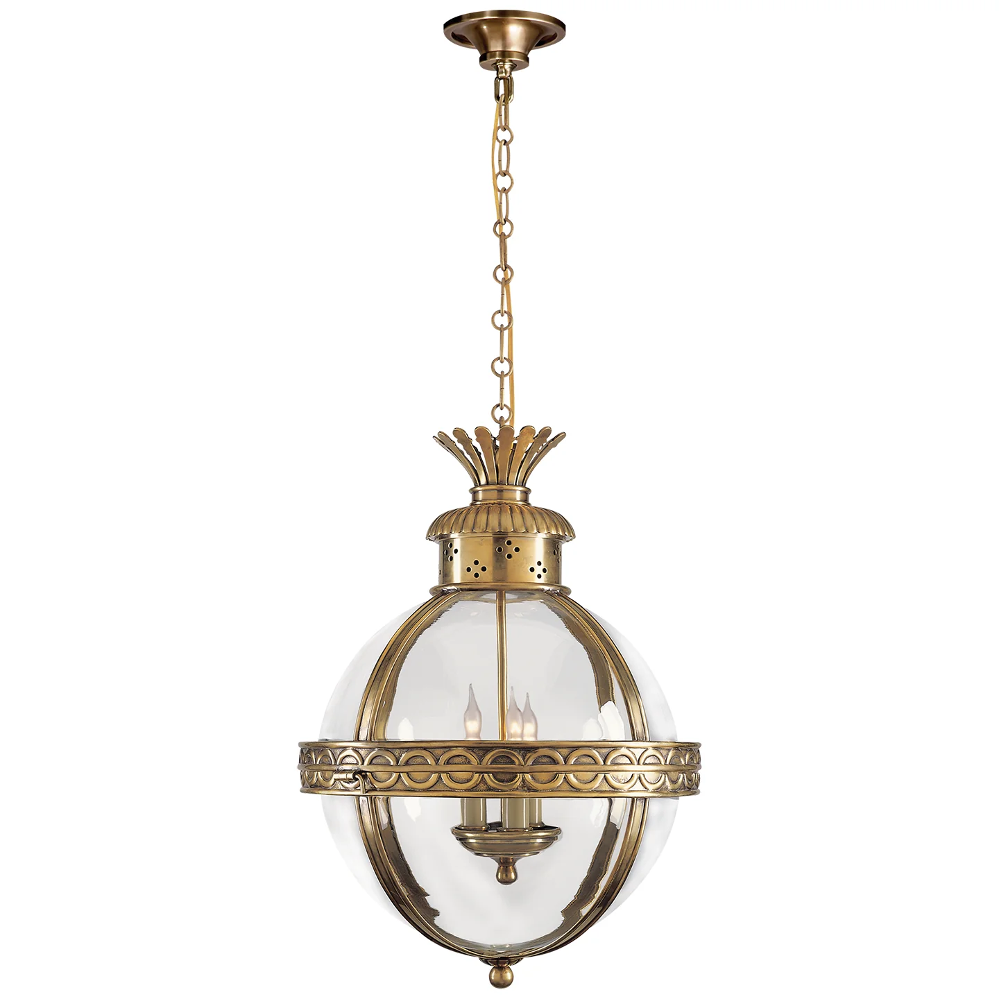 Crown Top Globe Chandelier - Image 3