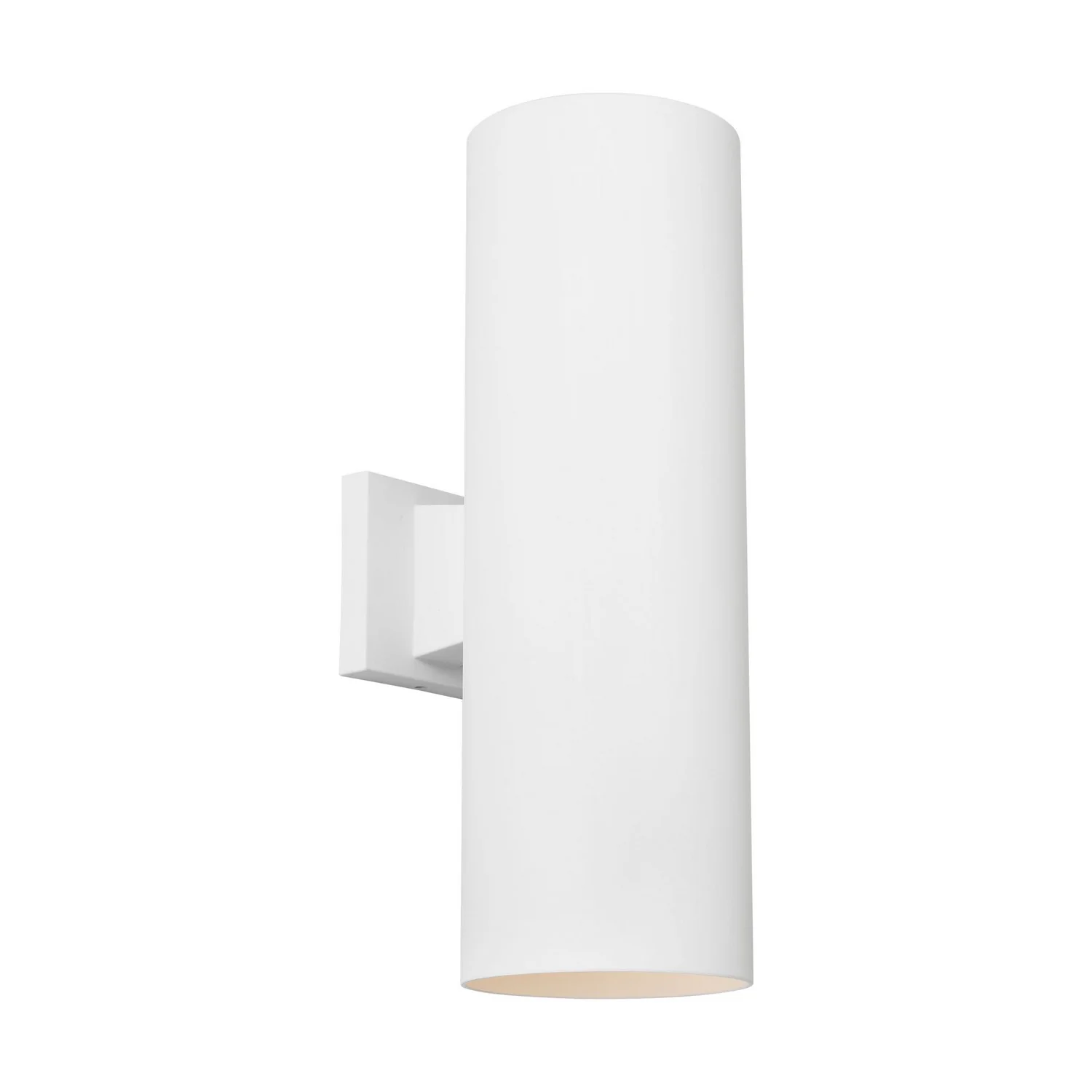 Outdoor Cylinders Two Light Wall Lantern