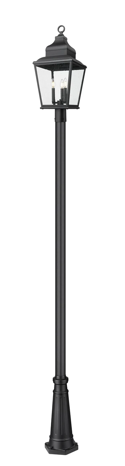 Raphael Three Light Outdoor Post Mount - Image 4