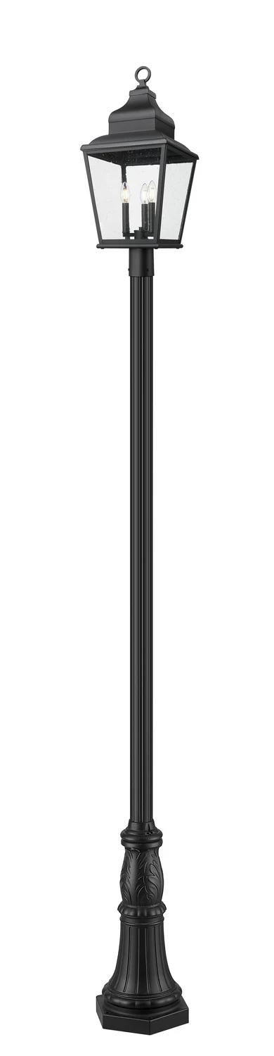 Raphael Three Light Outdoor Post Mount - Image 5
