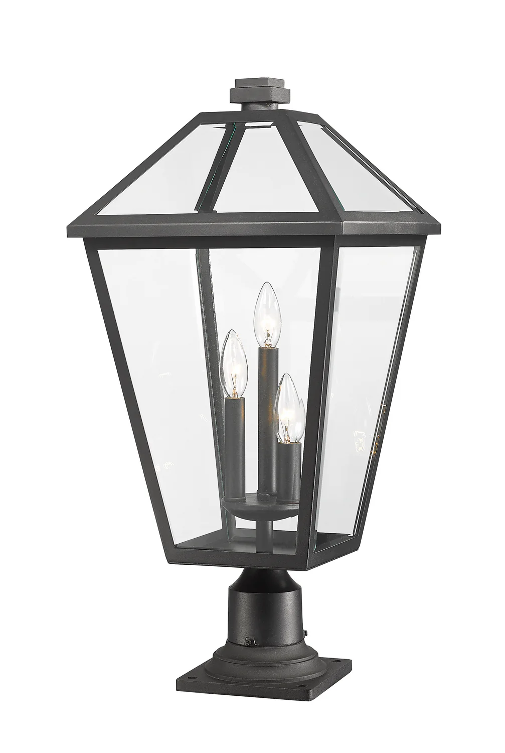 Talbot Three Light Outdoor Pier Mounted Fixture - Image 3