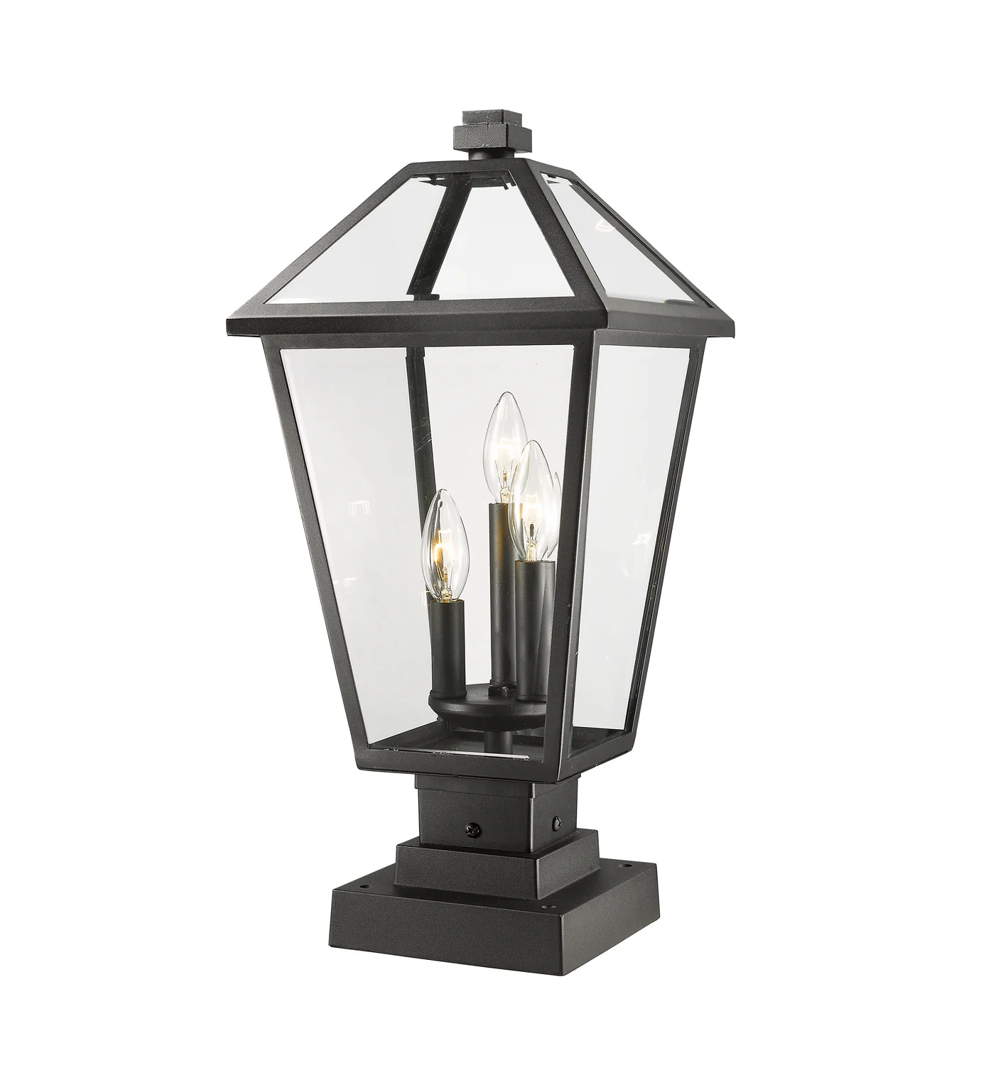 Talbot Three Light Outdoor Pier Mounted Fixture - Image 5