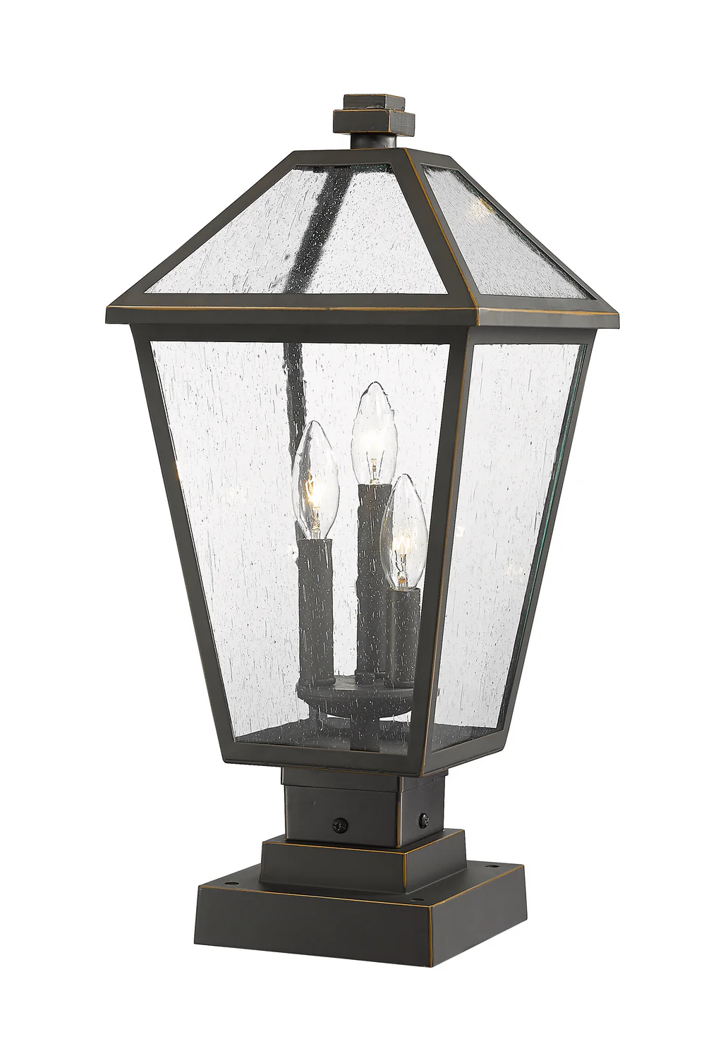 Talbot Three Light Outdoor Pier Mounted Fixture - Image 6