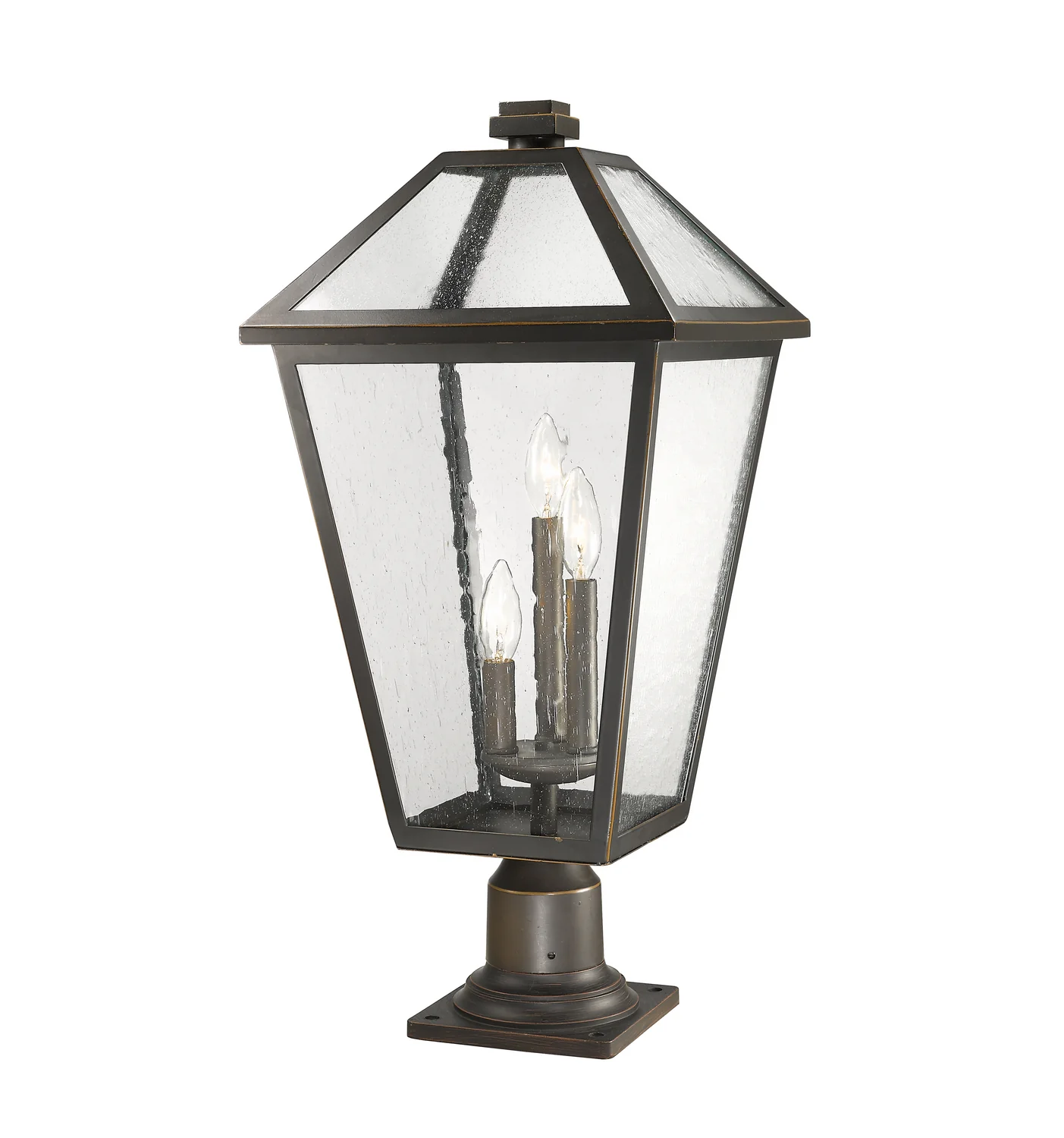 Talbot Three Light Outdoor Pier Mounted Fixture - Image 7