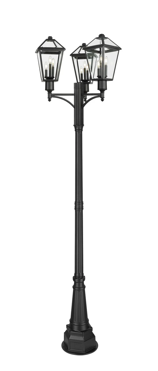 Talbot Three Light Outdoor Post Mount Fixture