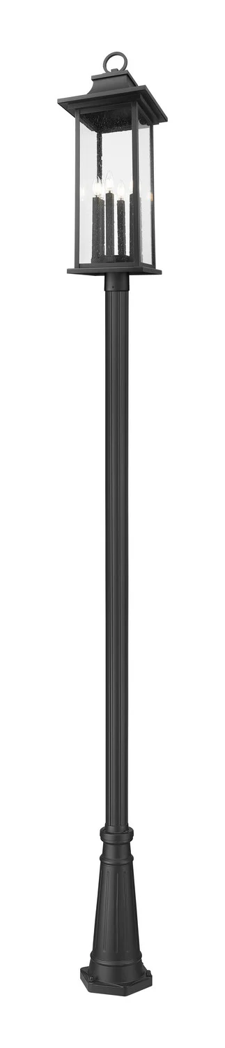 Tiberius Six Light Outdoor Post Mount